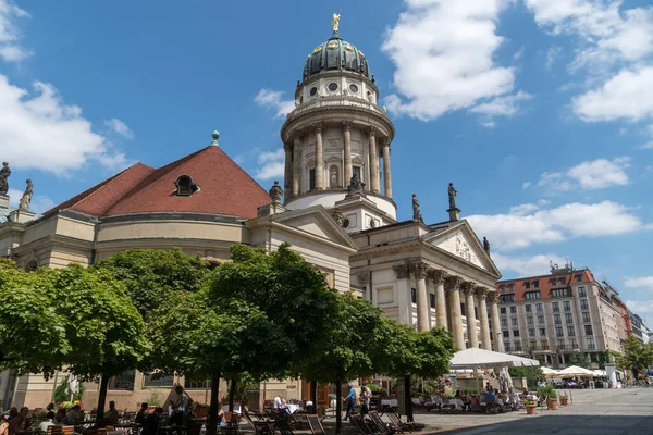 Berlín Německo Června 2019 Gendarmenmarktovo Náměstí Místo Architektonického Souboru Včetně — Stock fotografie