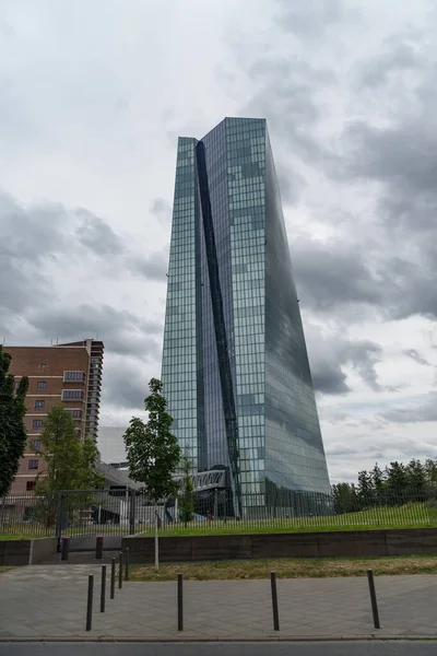 Fráncfort Del Meno Alemania Junio 2020 Sede Del Banco Central —  Fotos de Stock