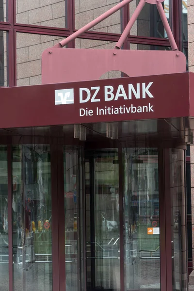 Frankfurt Main Germany June 2020 Signage Bank Branch Bank Second — Stock Photo, Image