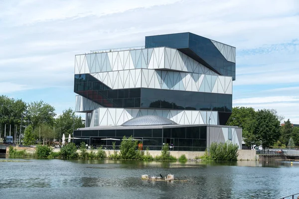 Heilbronn Germania Luglio 2020 Experimenta Science Center Building River Neckar — Foto Stock