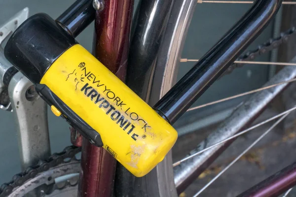 Berlin Germany June 2019 Kryptonite New York Lock Bike Security — Stock Photo, Image