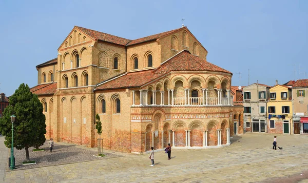 穆拉诺 意大利威尼斯 2017年9月23日 圣玛丽亚和圣多纳托大教堂穆拉诺威尼斯 — 图库照片