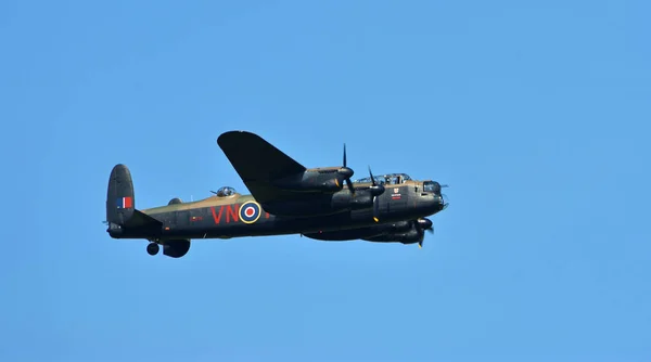 Ickwell Bedfordshire Ngiltere Haziran 2018 Avro Lancaster Dünya Savaşı Bombardıman — Stok fotoğraf