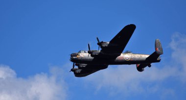 ICKwell, BEDFORDSHIRE, İngiltere - 01 Eylül 2019: Avro Lancaster 2..