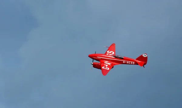 Ickwell Bedfordshire England August 2020 Vintage Dh88 Comet Acss Aircraft — Stock Photo, Image