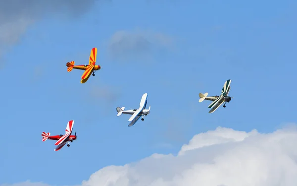 Ickwell Bedfordshire Ngiltere Eylül Eylül 2020 Klasik Kaplan Güve Uçakları — Stok fotoğraf