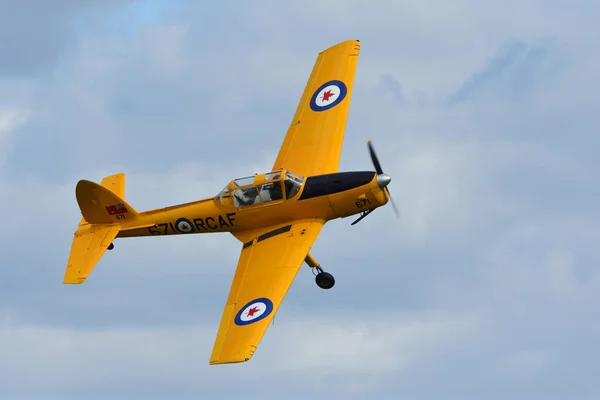 Ickwell Bedfordshire Inglaterra Septiembre 2020 Vintage 1949 Dhc Chipmunk 671 — Foto de Stock
