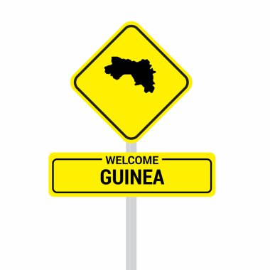Gine trafik işaretleri tasarlamak vektör kurulu 