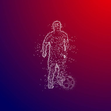 futbol logosu tasarım vektörü 