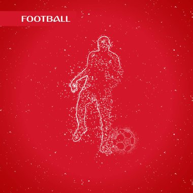 futbol logosu tasarım vektörü