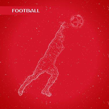 futbol logosu tasarım vektörü 