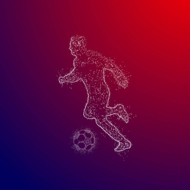 futbol logosu tasarım vektörü