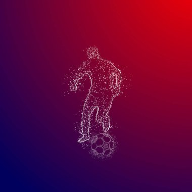futbol logosu tasarım vektörü 