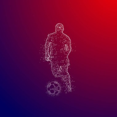 futbol logosu tasarım vektörü