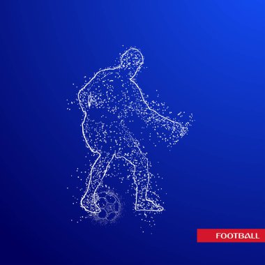 futbol logosu tasarım vektörü 