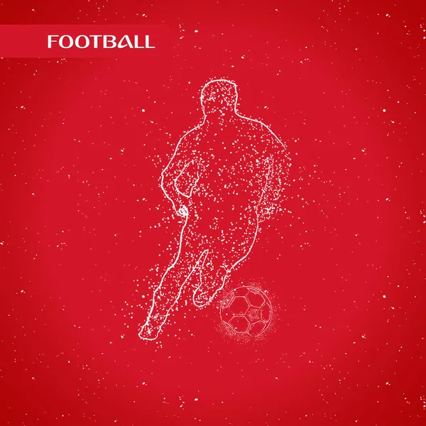 futbol logosu tasarım vektörü