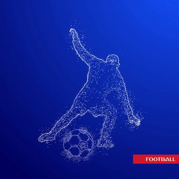 futbol logosu tasarım vektörü 