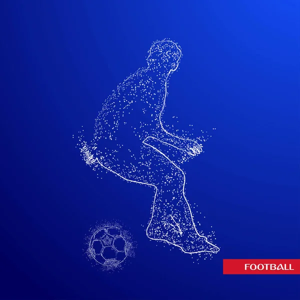 futbol logosu tasarım vektörü