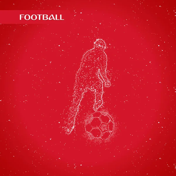 futbol logosu tasarım vektörü