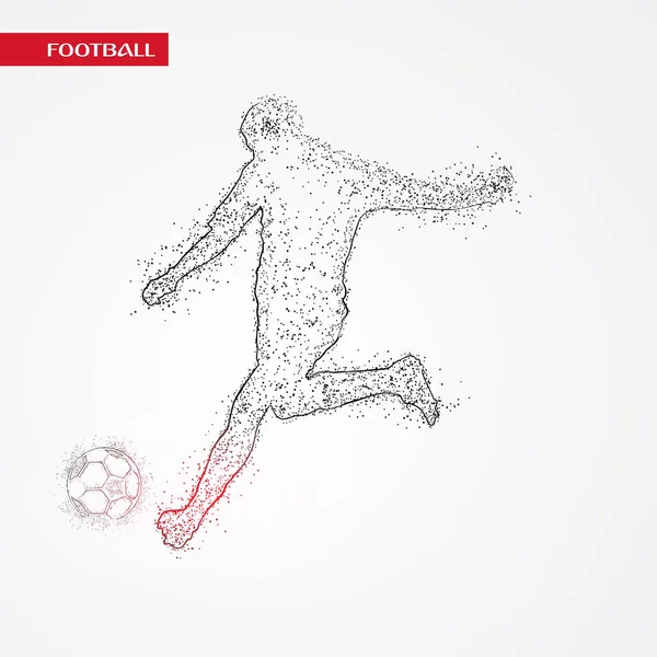 futbol logosu tasarım vektörü