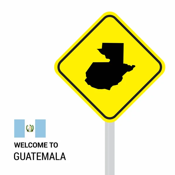 Guatemala Traffic Signs Board Design Vector — Stock Vector