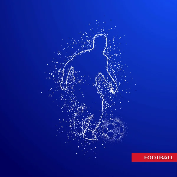 futbol logosu tasarım vektörü 