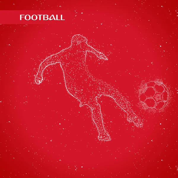 futbol logosu tasarım vektörü