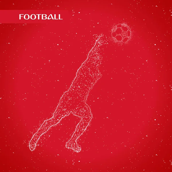 futbol logosu tasarım vektörü 