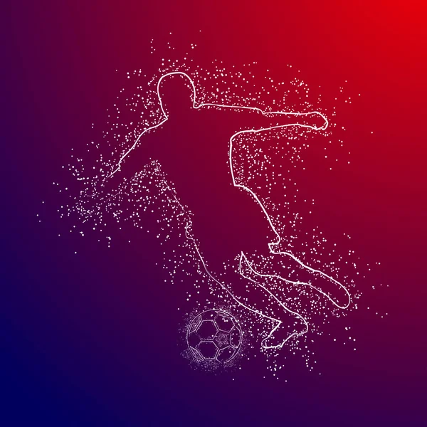 Logo Football Design Vecteur — Image vectorielle