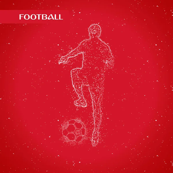 futbol logosu tasarım vektörü