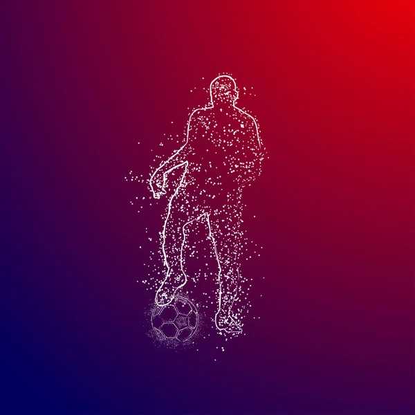 futbol logosu tasarım vektörü 