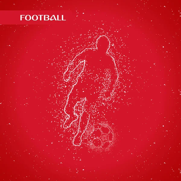 futbol logosu tasarım vektörü 