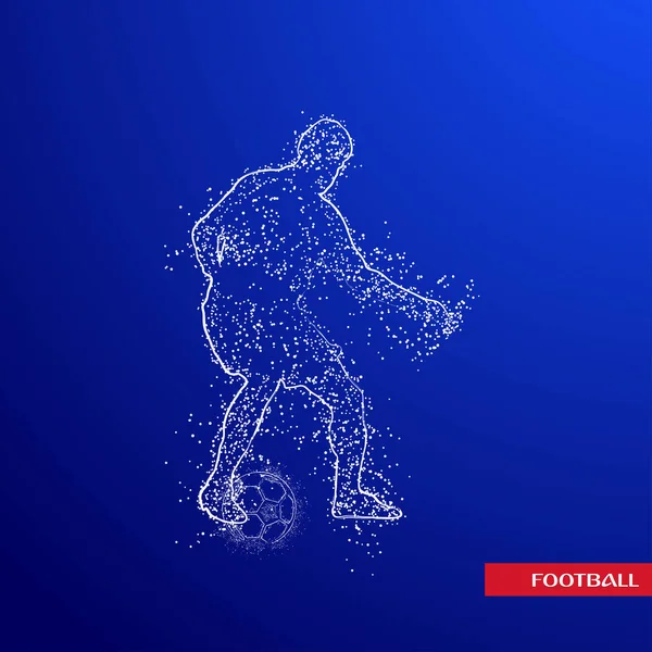 futbol logosu tasarım vektörü 