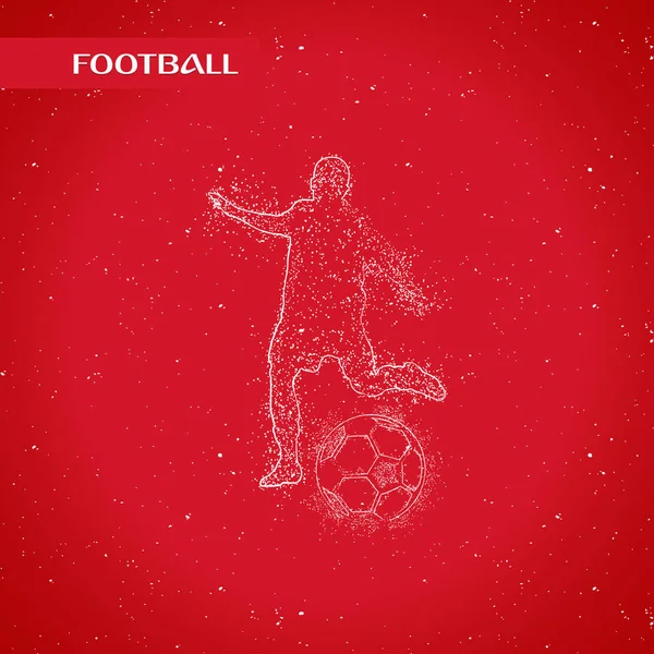 futbol logosu tasarım vektörü