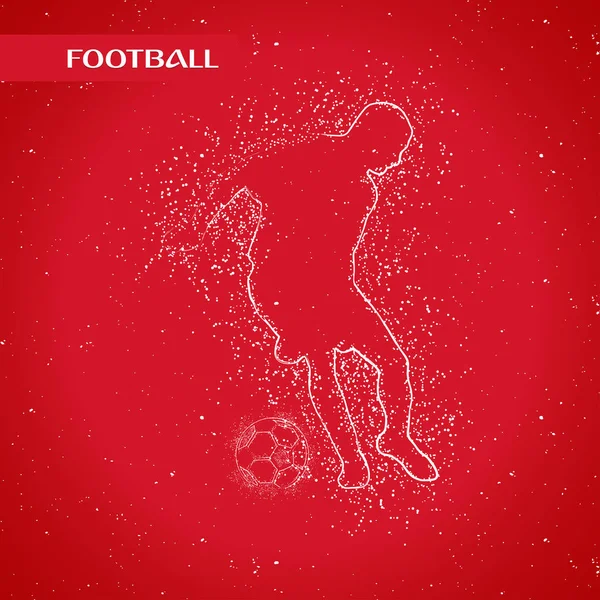 futbol logosu tasarım vektörü