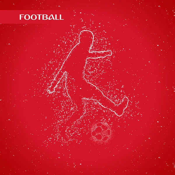 futbol logosu tasarım vektörü