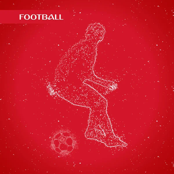 futbol logosu tasarım vektörü