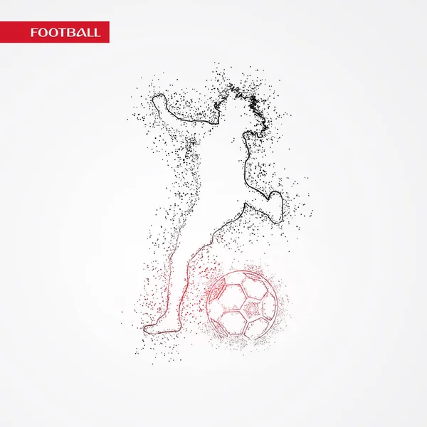 futbol logosu tasarım vektörü 