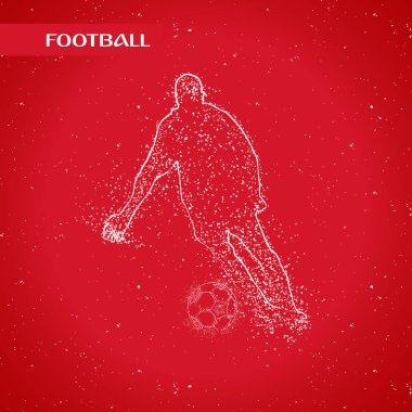 futbol logosu tasarım vektörü