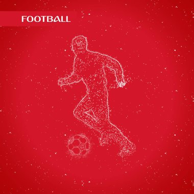 futbol logosu tasarım vektörü 