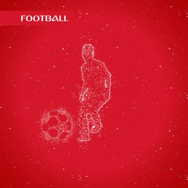 futbol logosu tasarım vektörü 