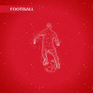 futbol logosu tasarım vektörü 