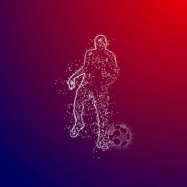 futbol logosu tasarım vektörü