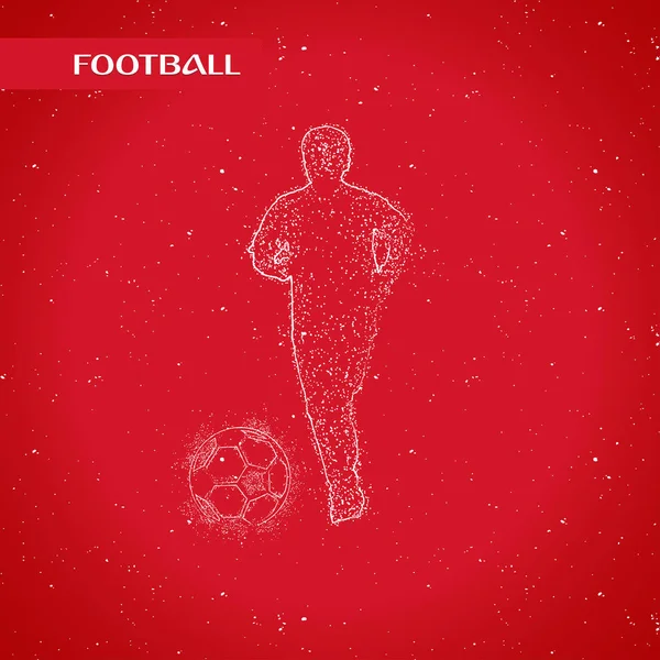 futbol logosu tasarım vektörü