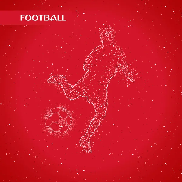 futbol logosu tasarım vektörü