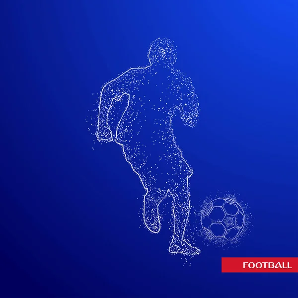 futbol logosu tasarım vektörü 