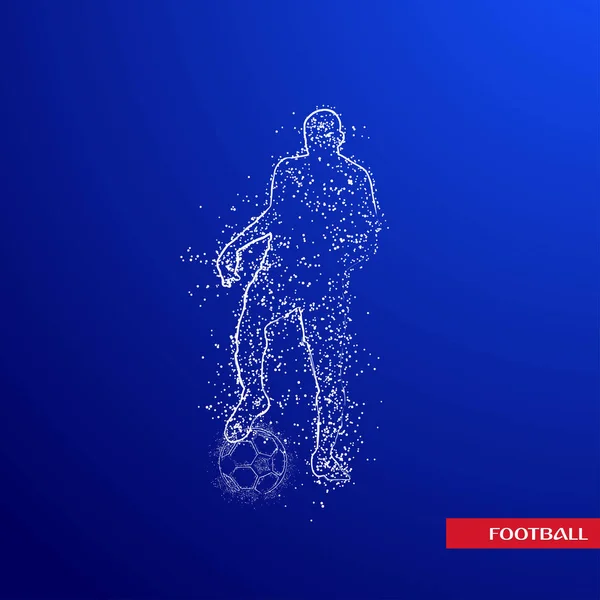 futbol logosu tasarım vektörü