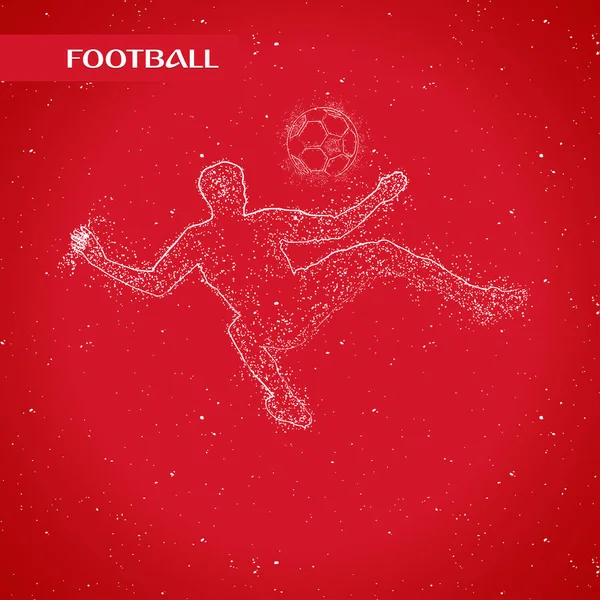 futbol logosu tasarım vektörü 