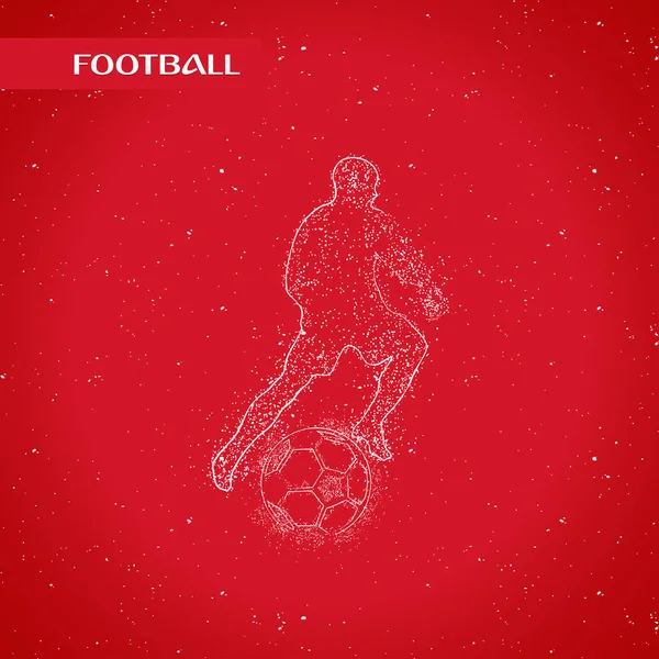 futbol logosu tasarım vektörü 