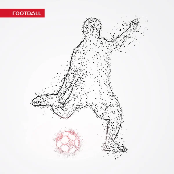 futbol logosu tasarım vektörü